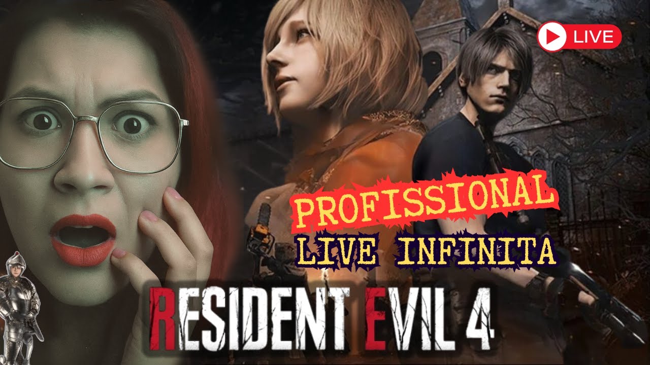 RESIDENT EVIL 4 REMAKE | LIVE INFINITA SÓ ACABA QUANDO SAIR O S+