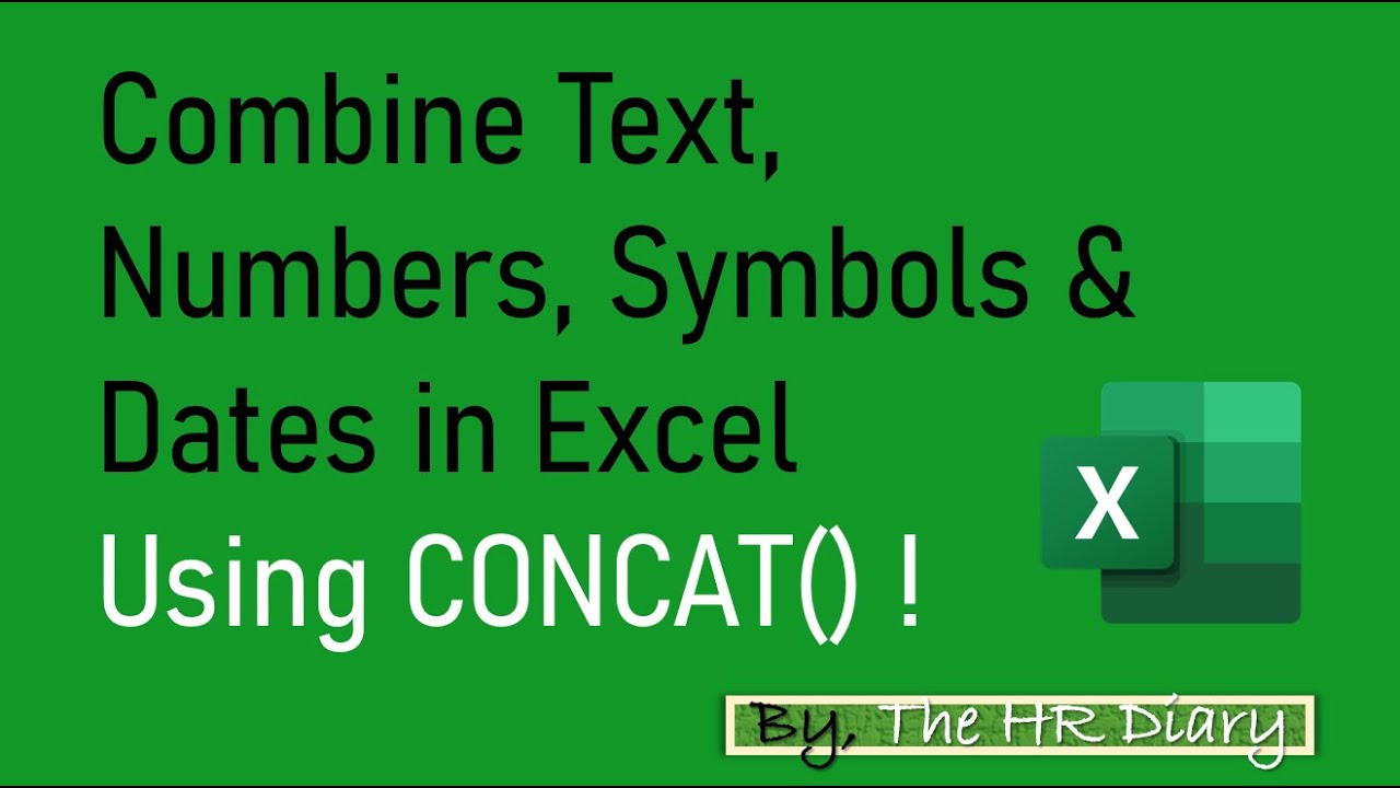 Объединяйте текст, числа, символы и даты в Excel с помощью функции CONCAT!