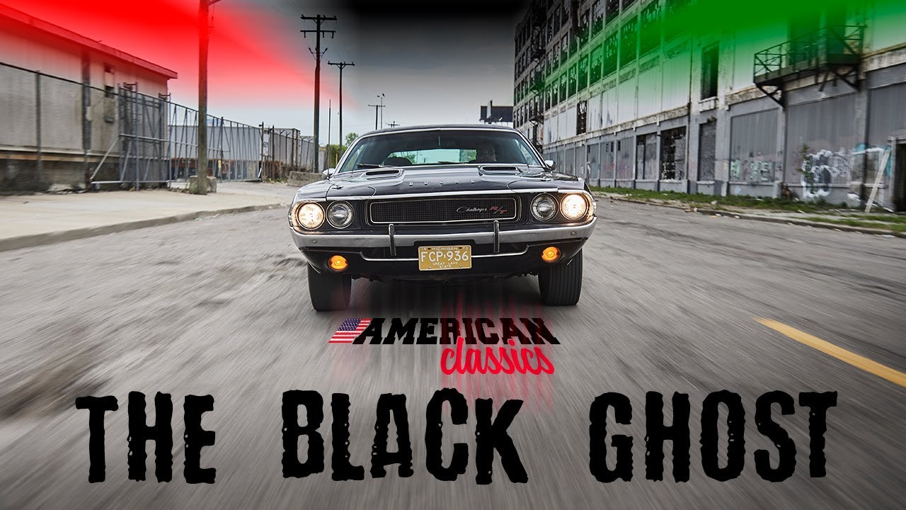 The BLACK GHOST - AMERICAN CLASSICS meets the Detroit street racing legend - 1970 Dodge Challenger