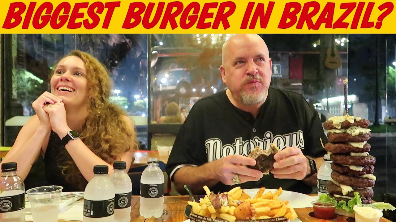 30 MINUTES TO EAT IT ALL - BIGGEST BURGER IN BRAZIL?