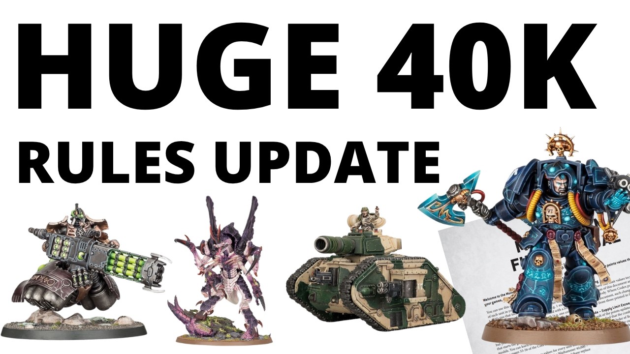 HUGE 40K Rules Update - Points, Rules + Every Faction's Changes Reviewed