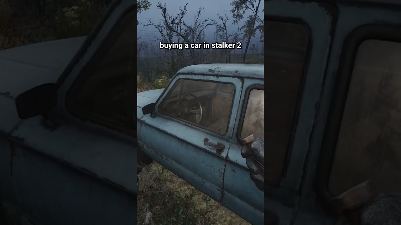 Buying a car in stalker 2