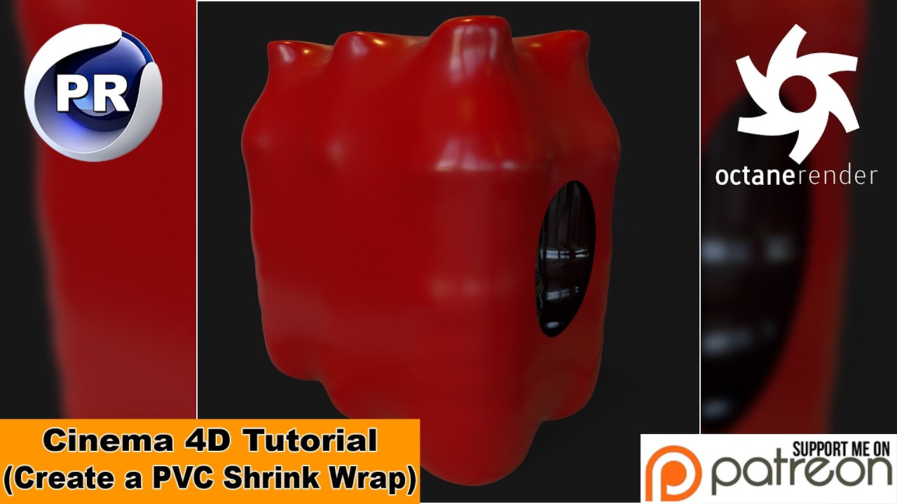 CREATE A PVC SHRINK WRAP (Cinema 4D Tutorial)