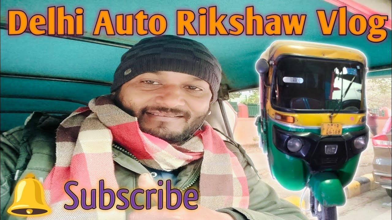 Heavy Traffic Ride in Delhi | Auto Rickshaw Vlog | Tough Day on Road
