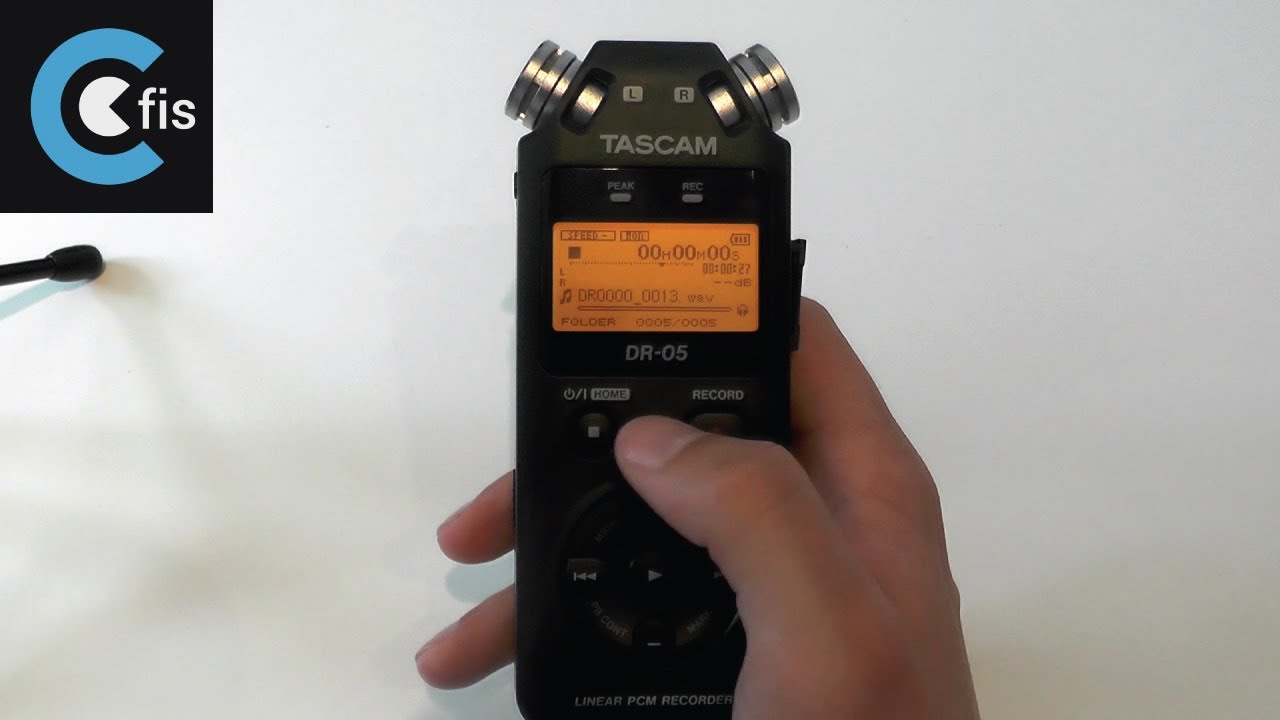 TASCAM DR-05 - REVIEW + MIC TEST