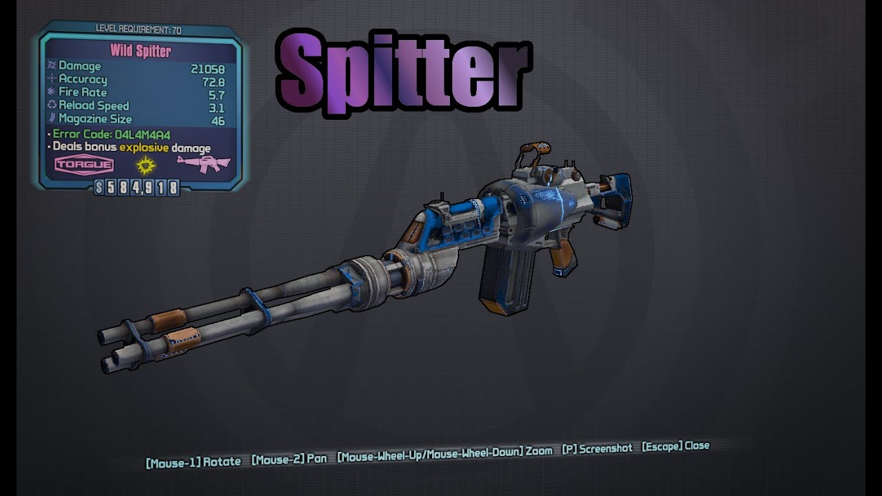 Borderlands: The Pre-Sequel: Spitter on Explosive Claptrap