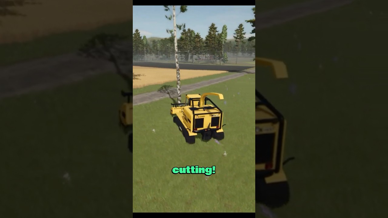 Этот мод делает вырубку деревьев невероятно простой! #farmingsimulator25#shorts