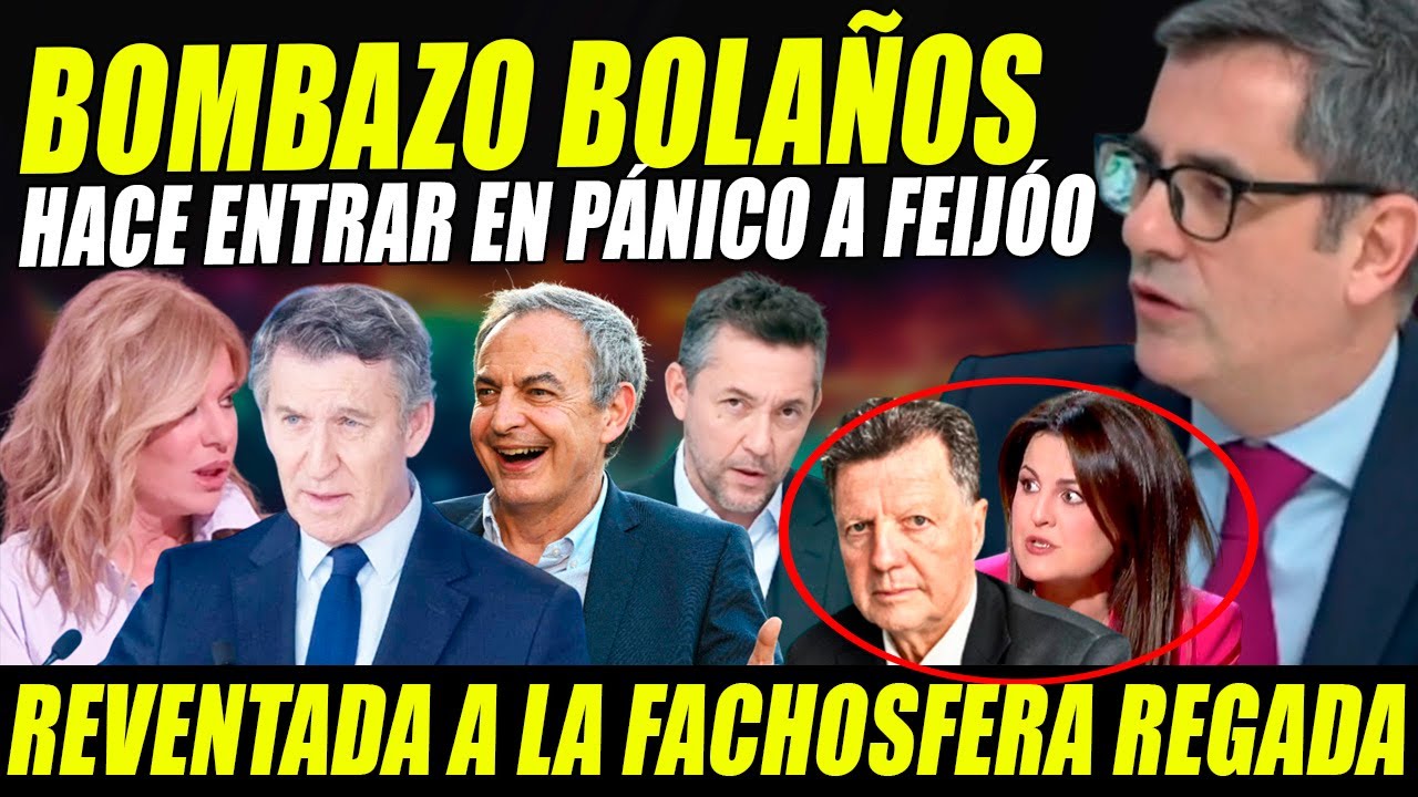 BOMBAZO HACE CONVULSIONAR AL PP Y FACHOSFERA. BOLAÑOS Y PALOMERA FINIQUITAN A LA DERECHA x ZAPATERO