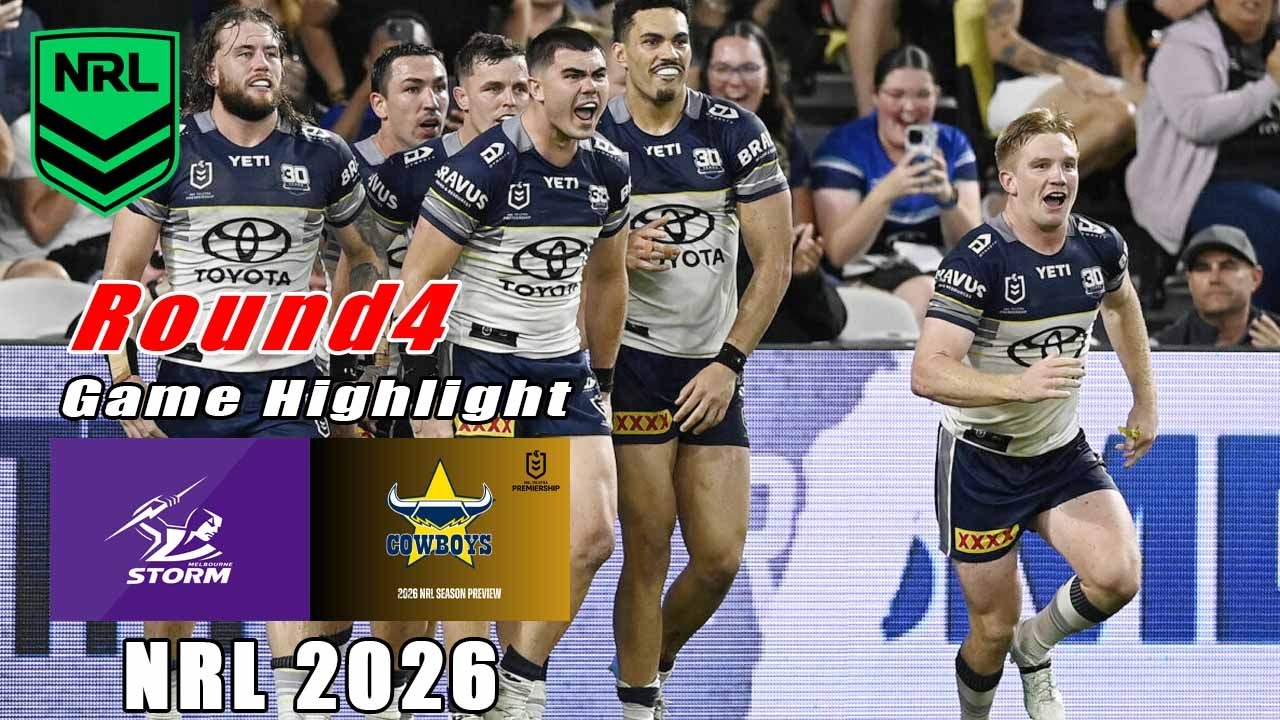 Мельбурн Сторм против НК Ковбойз | Обзор матча 4-го тура | Предсезонная подготовка NRL 2026