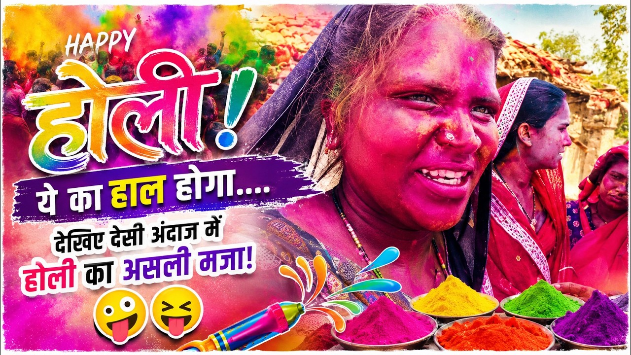 पहली बार अइसन होली - CG Vlogger Pinki #2023 #CGHoli