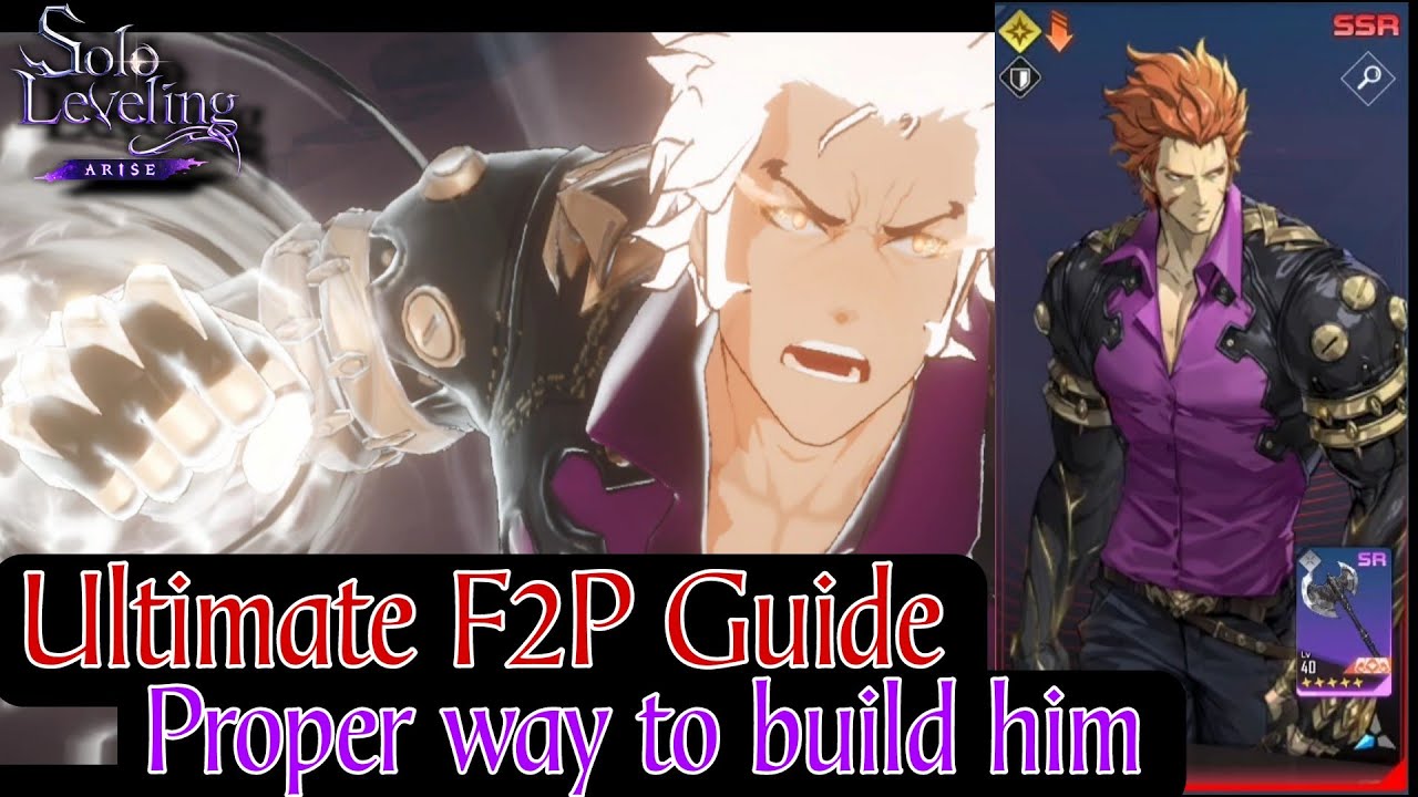 How to properly build Baek Yoonho- Solo Leveling Arise Global