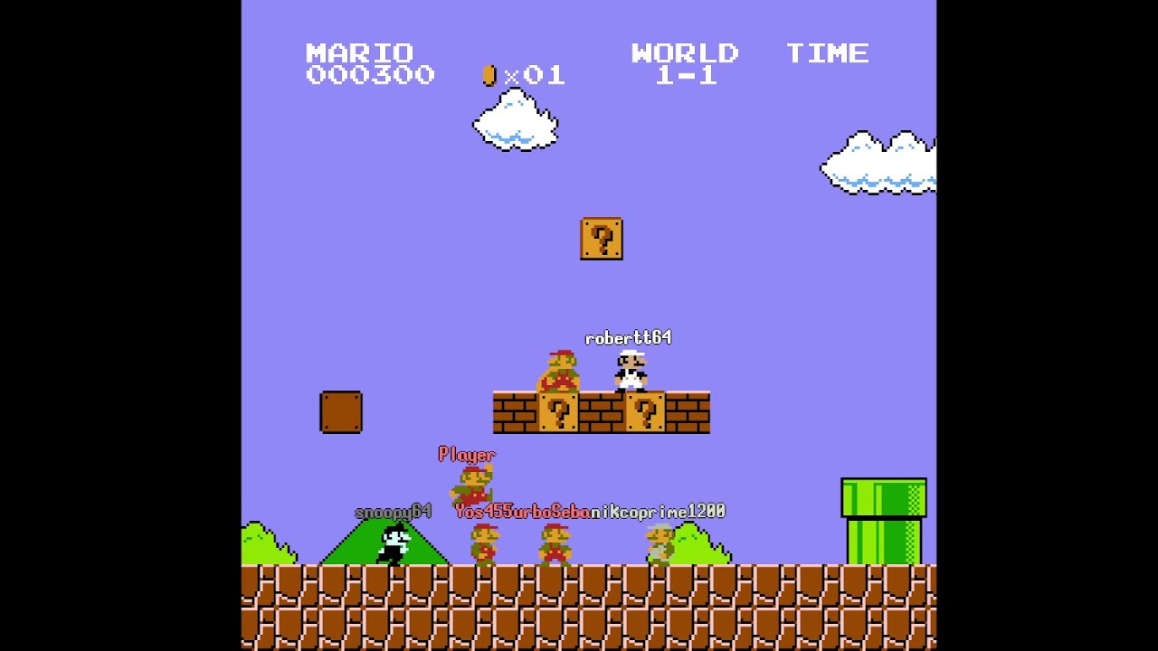Super Mario Bros Multiplayer, luego Manhunt, Bingo y WarioWare (en Mario 64) || Snepy64