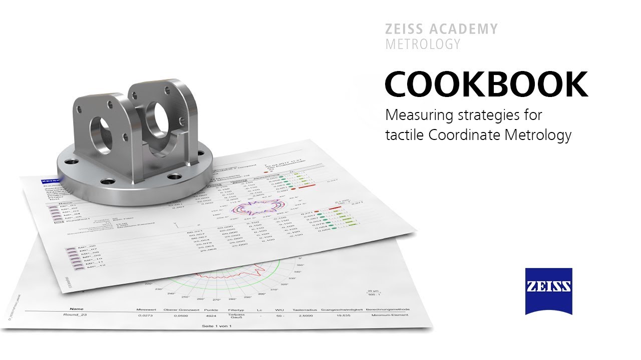 COOKBOOK – Measuring strategies for tactile Coordinate Metrology