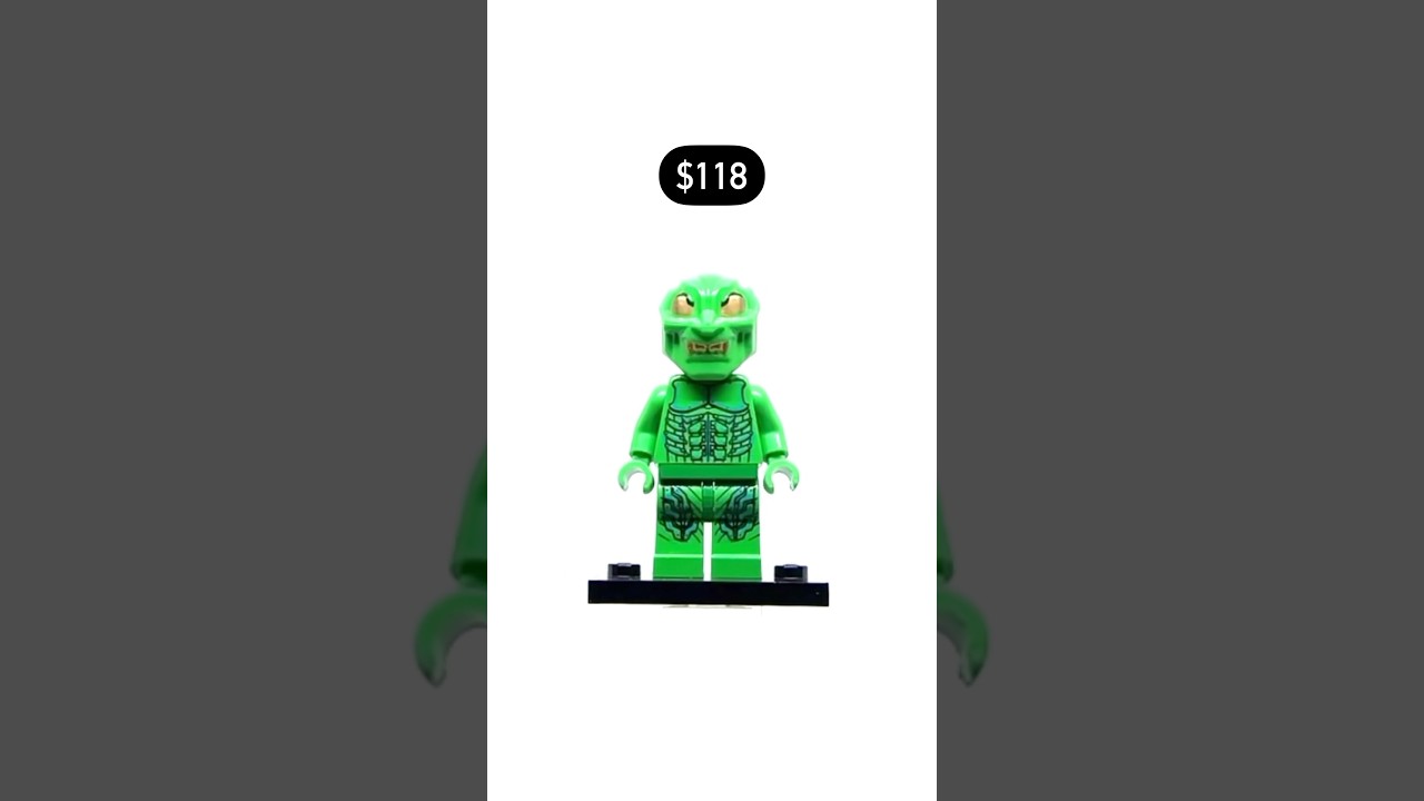 My Top 10 MOST EXPENSIVE LEGO MARVEL Minifigures! #shorts