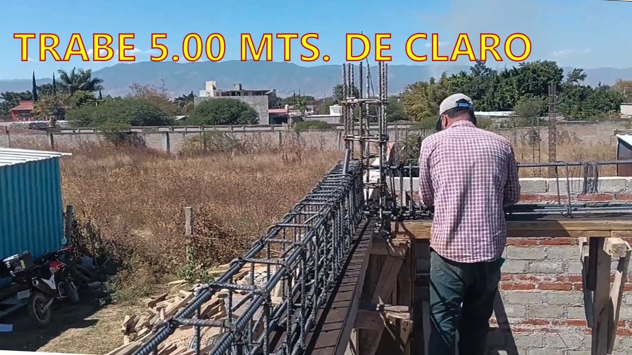 trabe de 5 mts de claro