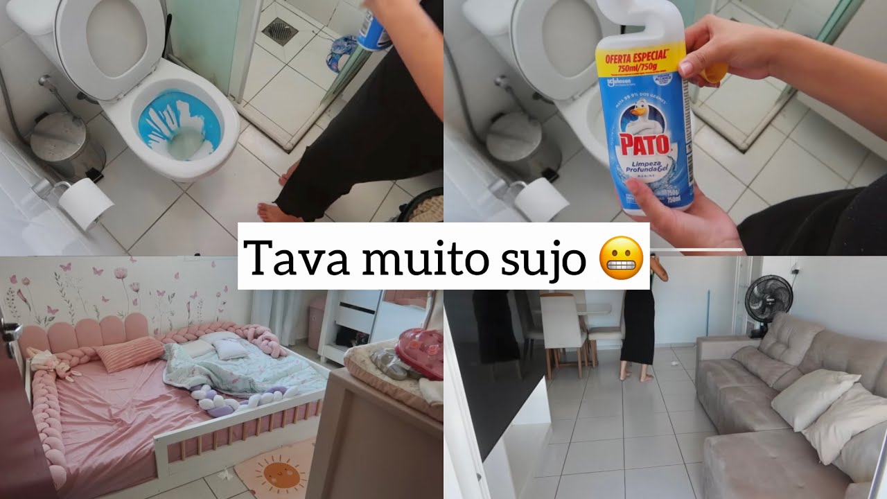 FIZ UMA FAXINA NO APARTAMENTO | TAVA MUITA BAGUNÇA 😬🏠