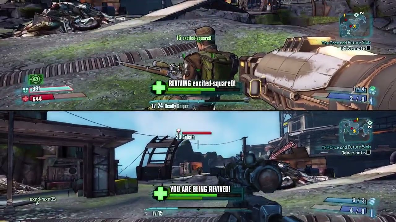 No mic /BORDERLANDS 2 w my partner part 2 (Part 2/15)