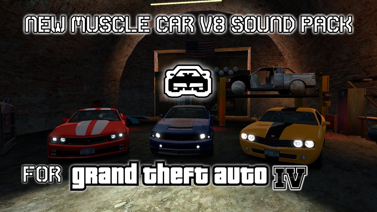 GTA IV Muscle Car V8 Engine Sound Pack Showcase ASMR (Lore-Friendly)