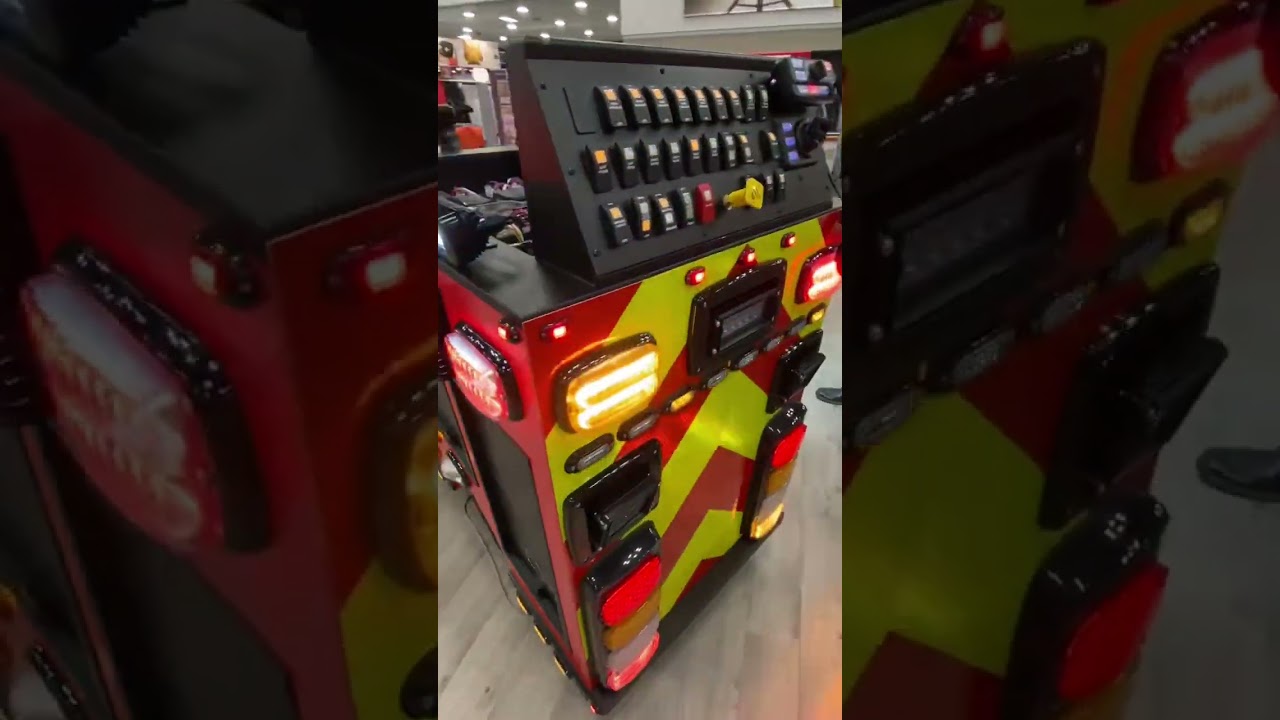 Whelen Lights & Sirens Demo at FDIC 2023 #shorts #firetruck #ambulance #police #whelen #siren #fdic