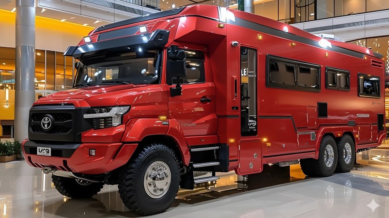 2026 Toyota HikeCruze 6x6 Motorhome | Powerful Engine, Bold Front & Luxury Cabin Review