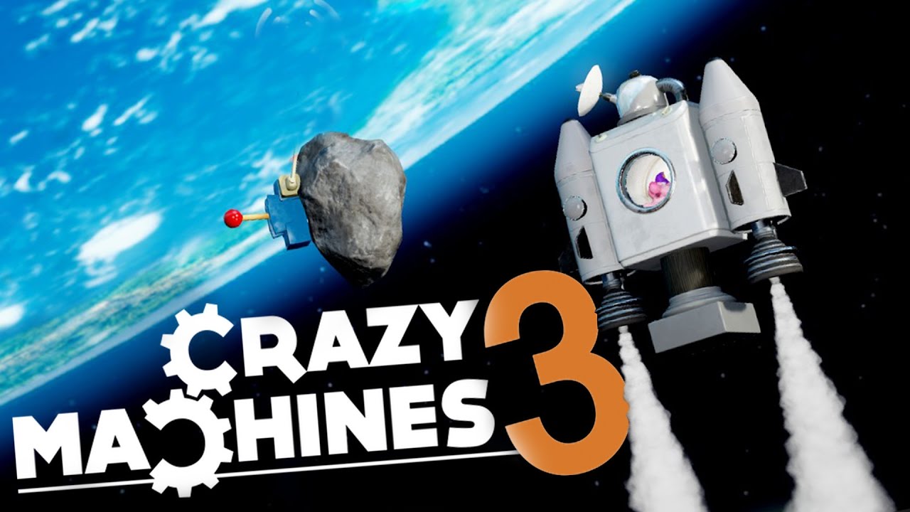Crazy Machines 3 - Taking A Unicorn To Space! - Pool Trick Shots - Crazy Machines 3 Gameplay