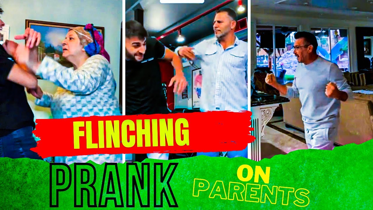 Flinching Prank on Parents GONE WRONG | Pretending To Hit Your Parents Prank TikTok Compilation 2021