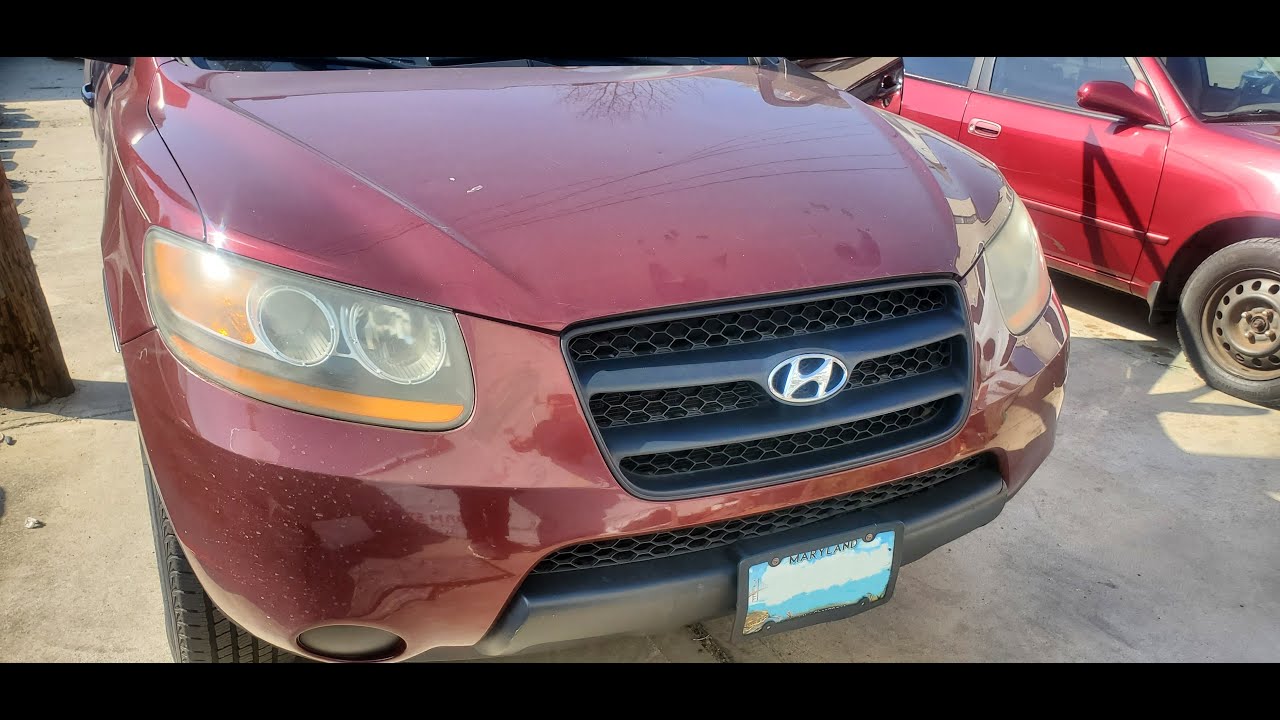 Como Instalar Bombillos LED a una Hyundai Santa Fe 2007 - 2012  Conversion de H11b a H11