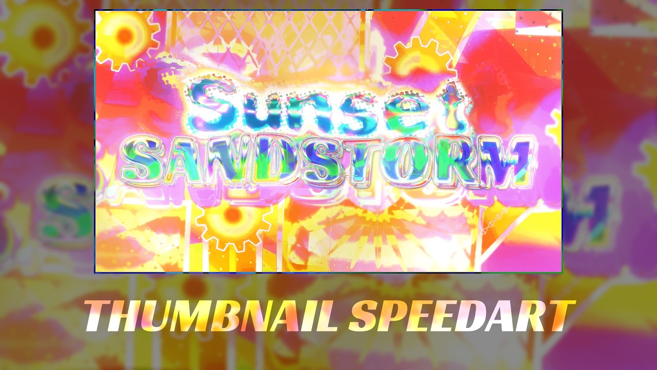 Geometry dash thumbnail speedart