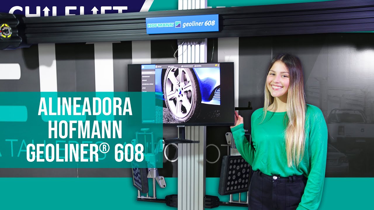 Alineadora de ruedas Hofmann Geoliner® 608 con IPAD de Apple