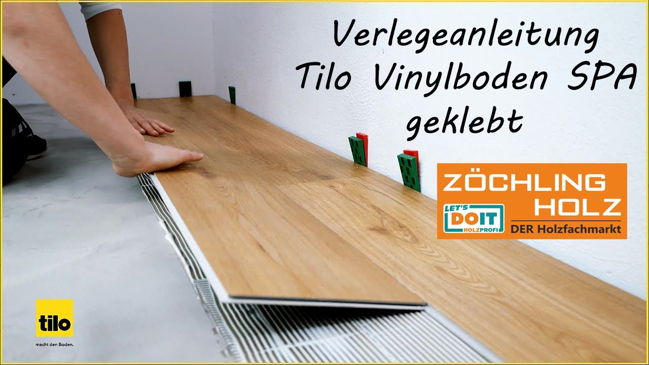 Verlegeanleitung Tilo Vinylboden SPA vollflächig verkleben