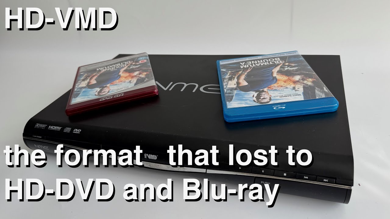 HD-VMD - Versatile Multilayer Disc - the 3rd HD movie format after Blu-ray and HD-DVD