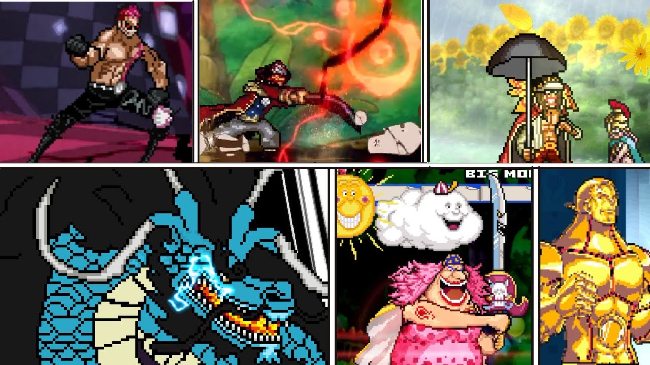 All Ultimates Attacks from  One Piece Guardians of Freedom - Mugen (Part 2)