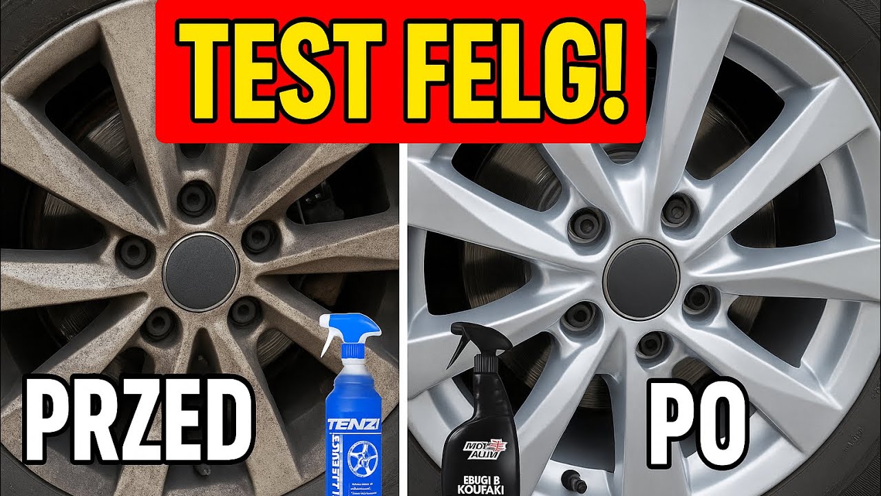 Czyszczenie felg: TENZI vs Moje Auto – Jaki środek lepszy? Test i efekty!