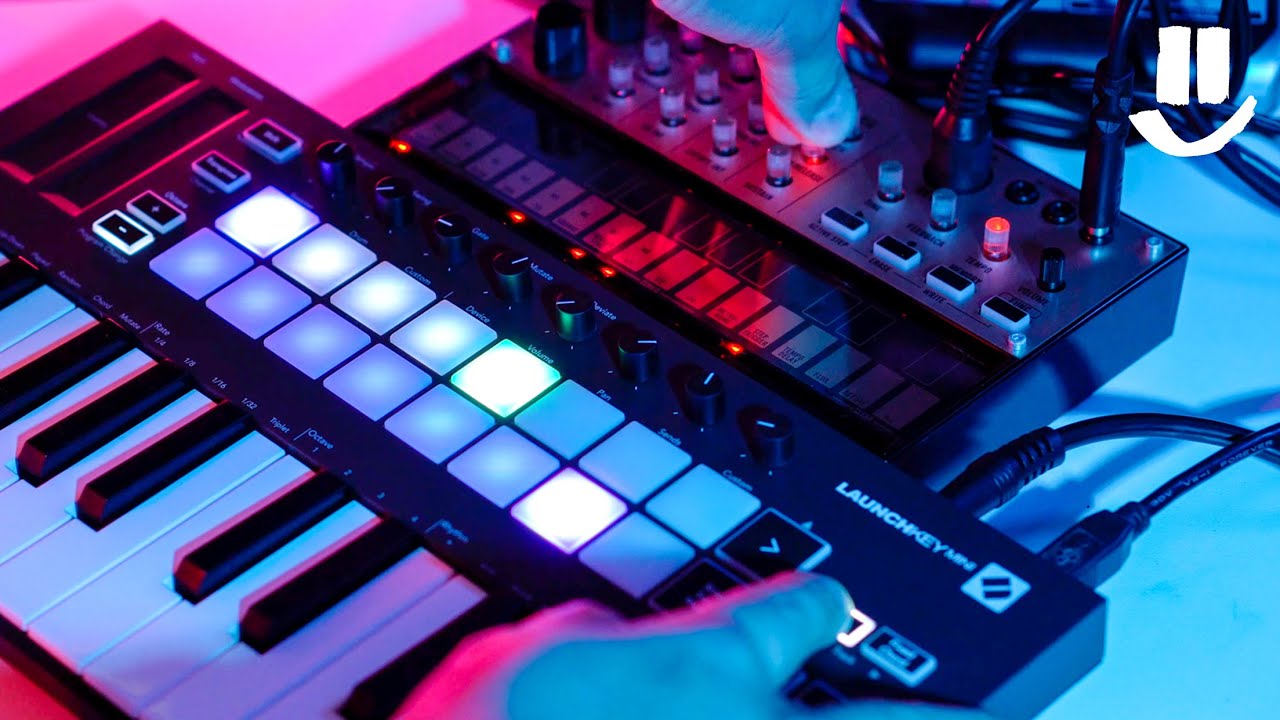 Как использовать LaunchKey Mini mk3 с клавишами KORG Volca или любым синтезатором и драм-машиной
