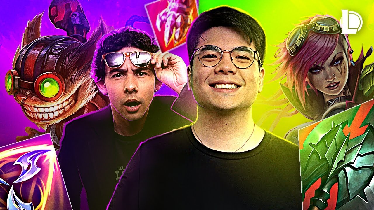 OS REIS DO 2V2V2V2 VOLTARAM! RESENHA COM O CHAT + PARTIDA COMPLETA | League Of Legends
