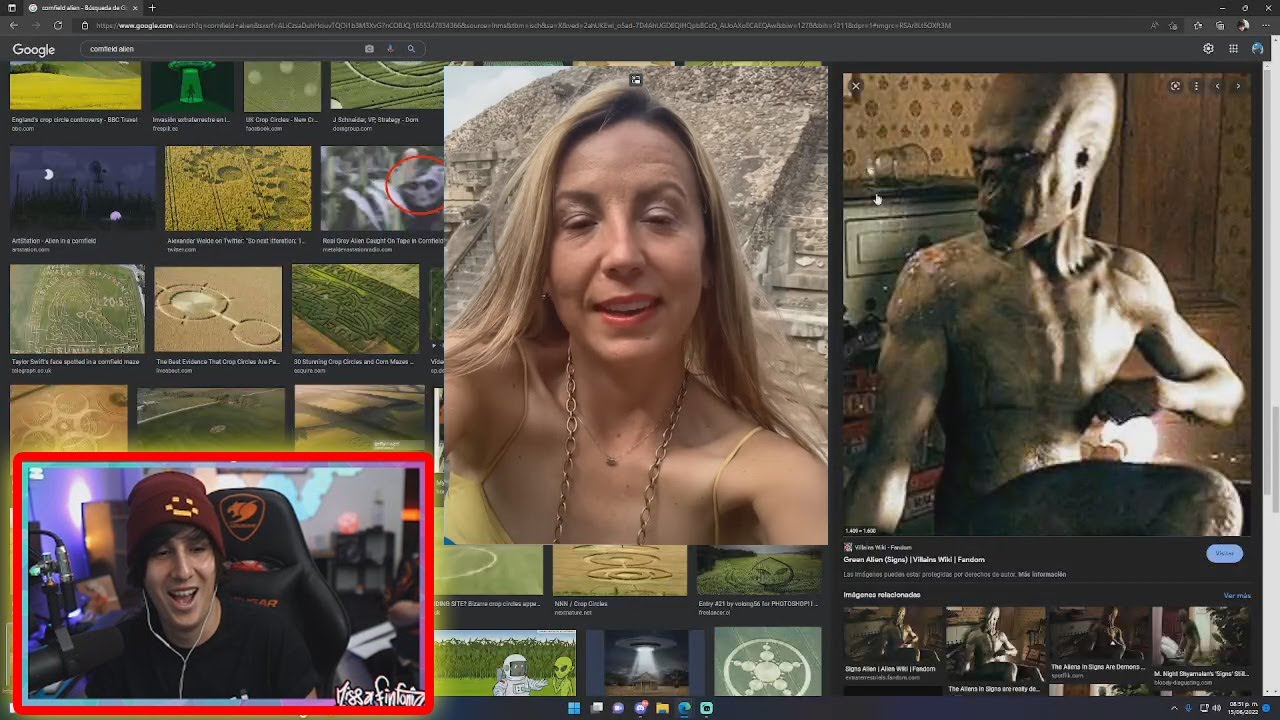 Missa Reacciona Alienigenas & ala colombiana Mafe Walker que habla su idioma 😮