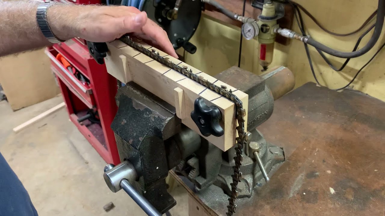 Chainsaw Sharpening Jig