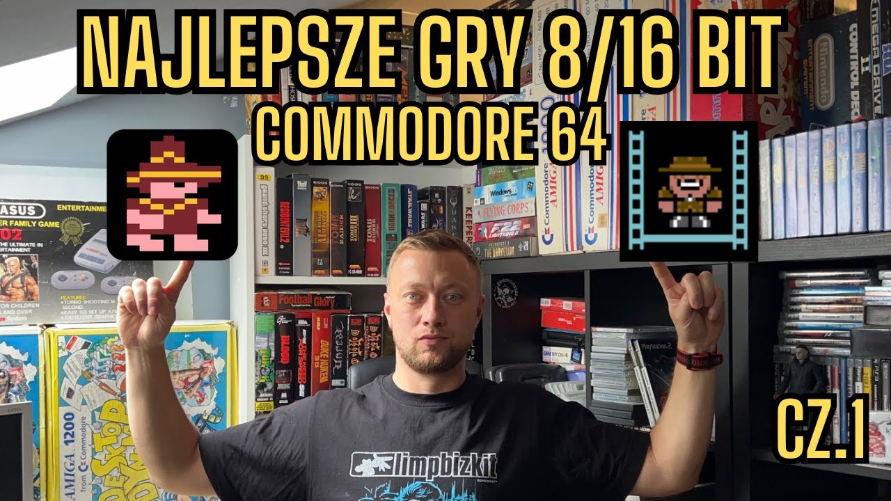 Najlepsze gry 8/16 bit - Rick Dangerous i Montezuma&rsquo;s Revenge - Commodore 64 - CZ.1