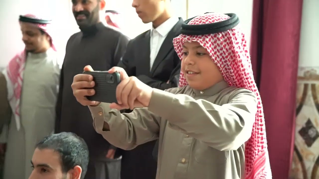عقد قران الاخ احمد حسين العايذي نجل الشيخ حسين حران العايذي مبارك تصوير ومونتاج حسين علي 