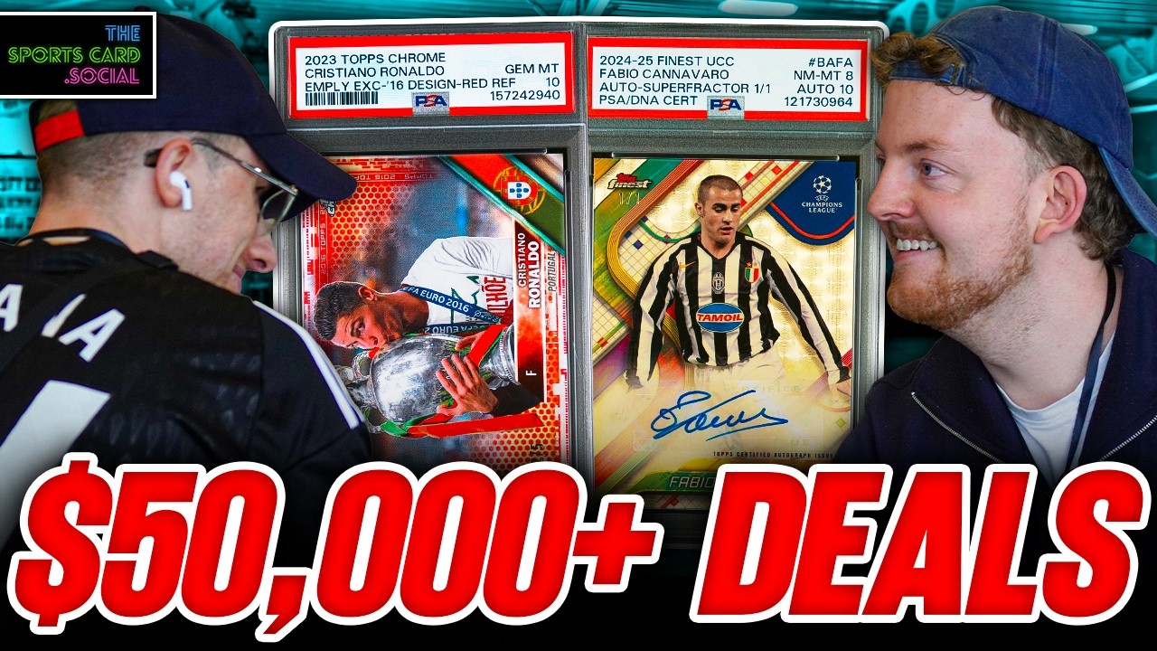 Сделки на 50 000 $ на выставке спортивных карточек!