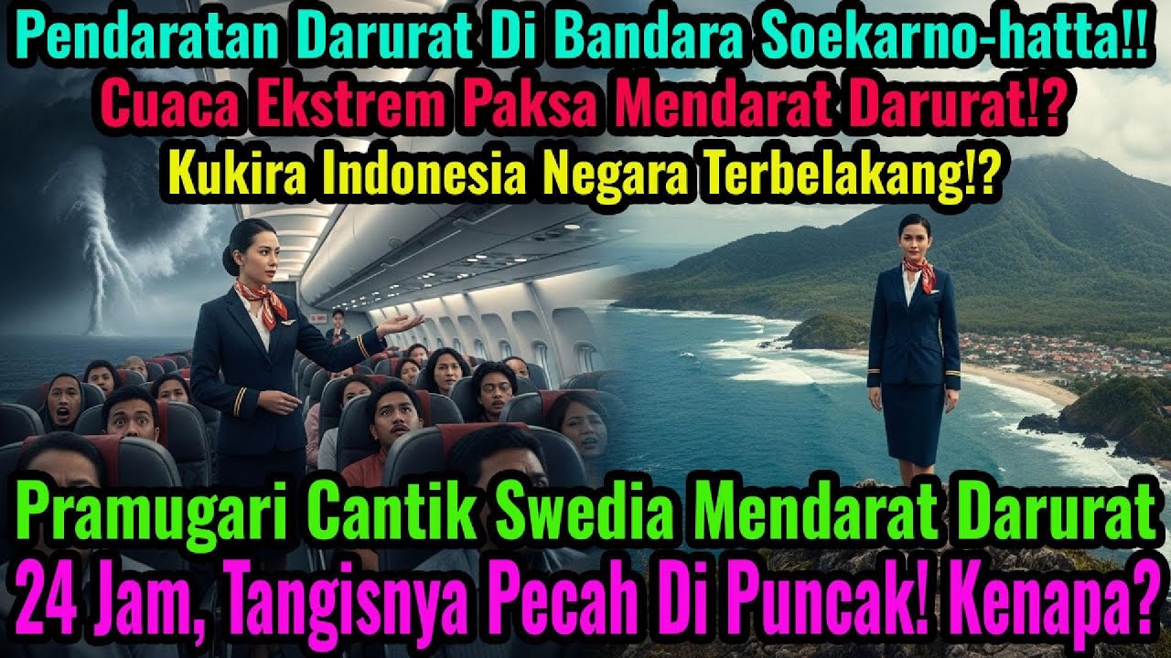 PRAMUGARI SWEDIA MENDARAT DARURAT!24 JAM KEMUDIAN, TANGISNYA PECAH DI PUNCAK. ALASANNYA MENGEJUTKAN