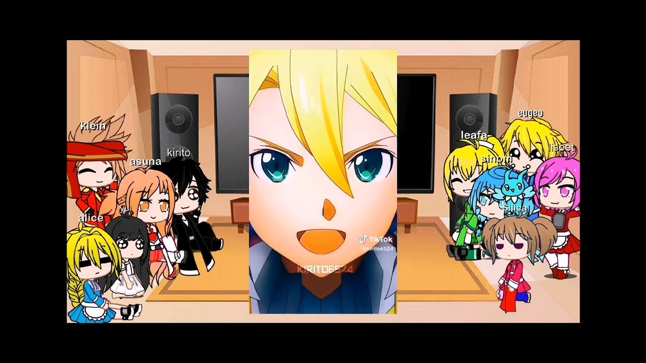 react de sword art online partie 3