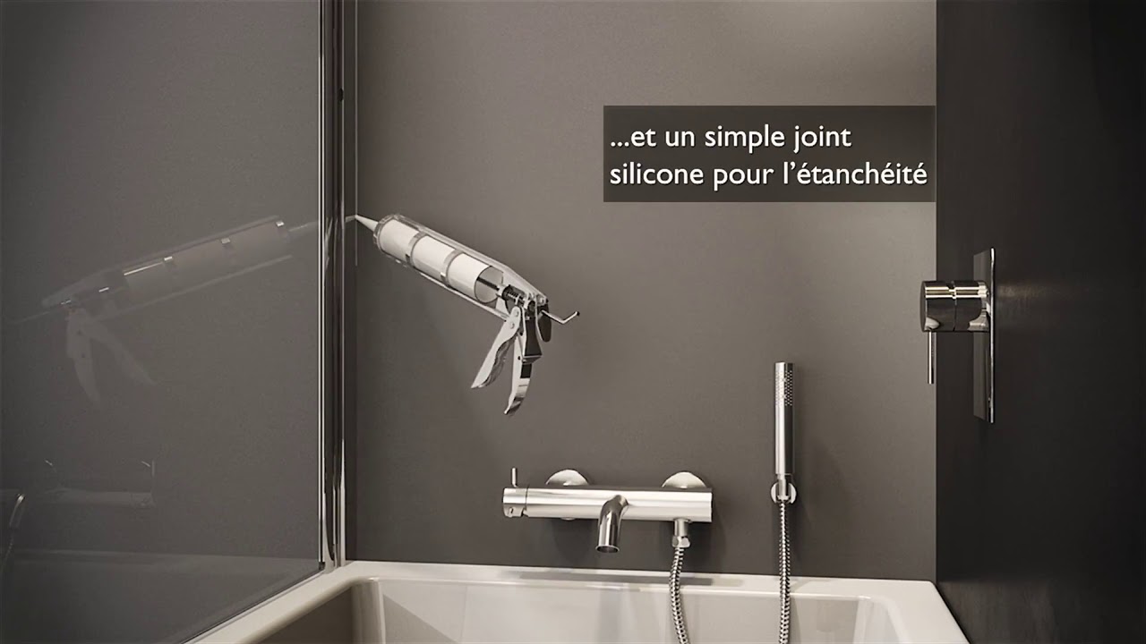 Paroi baignoire relevable jacuzzi