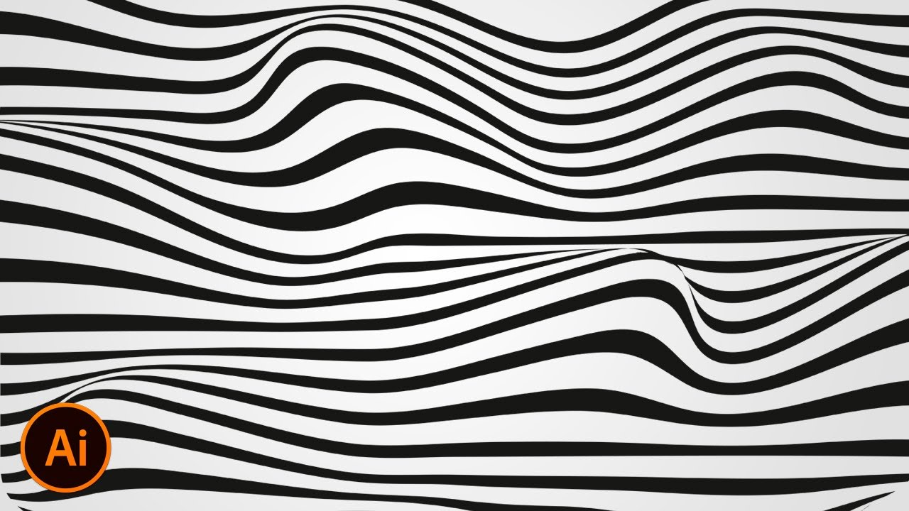 Textura Optica en Illustrator - Tutorial en español