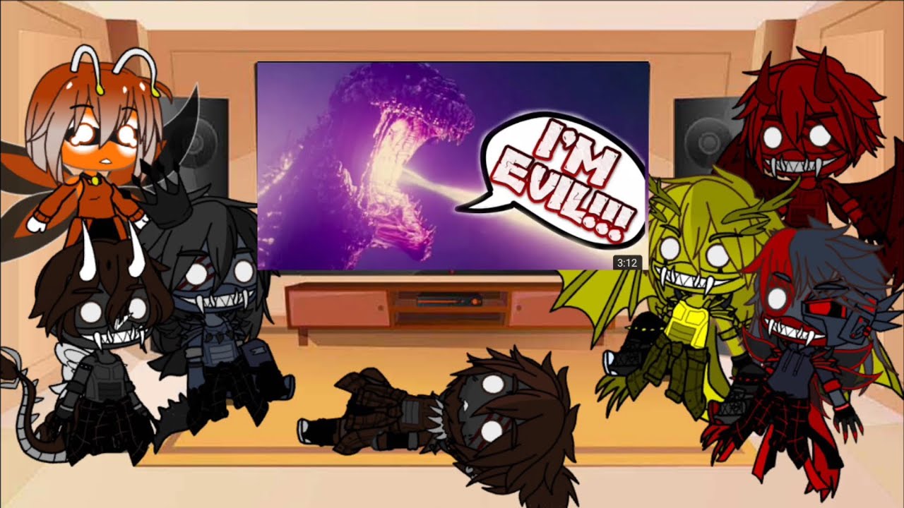 The kaiju react to If Godzilla Could talk in shin Godzilla | Gacha club