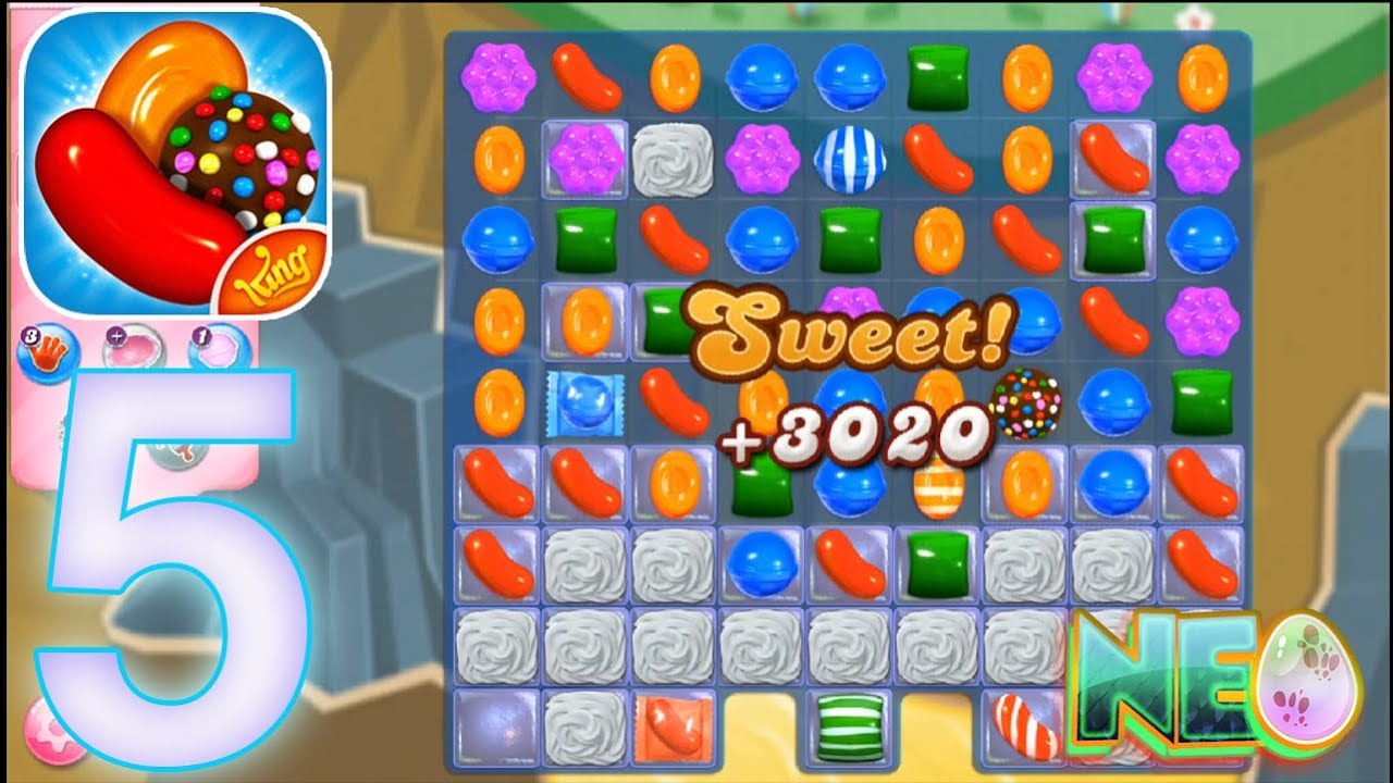Candy Crush Saga: Gameplay Walkthrough Part 5 - LEVEL 21 - 22 COMPLETED (iOS, Android)