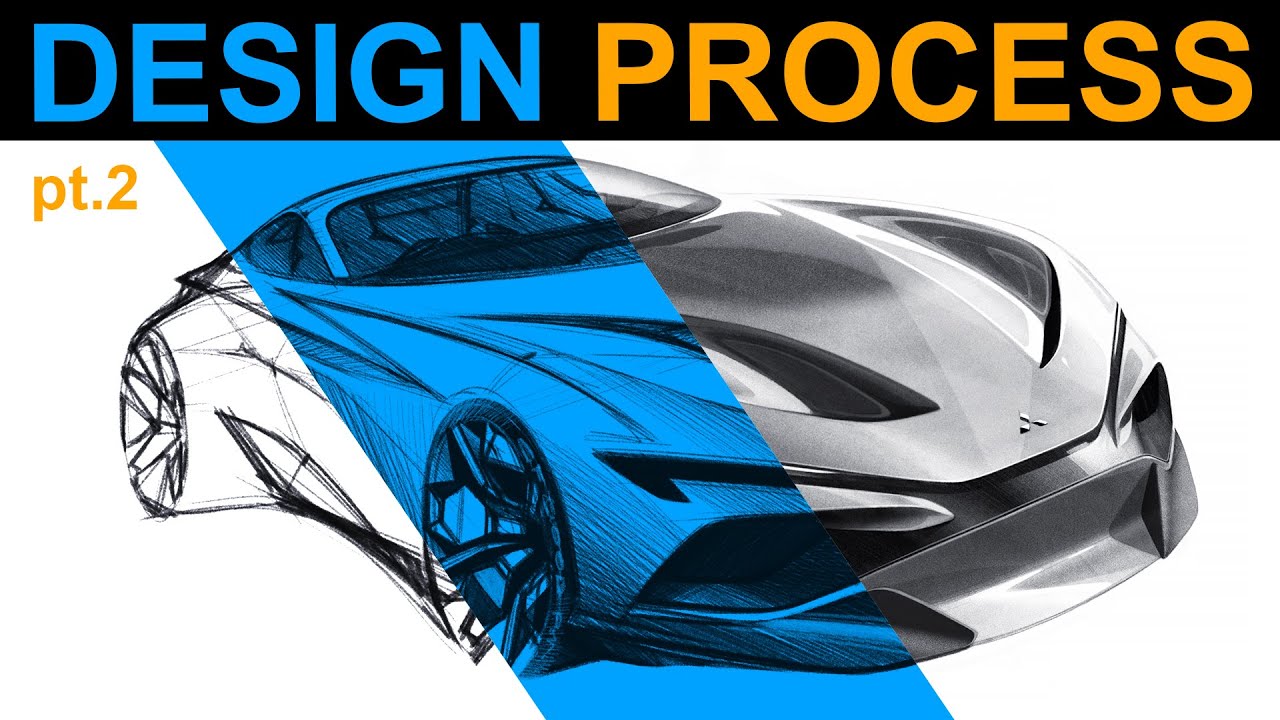 Car Design  Process Pt.2 How designers sketch cars.
