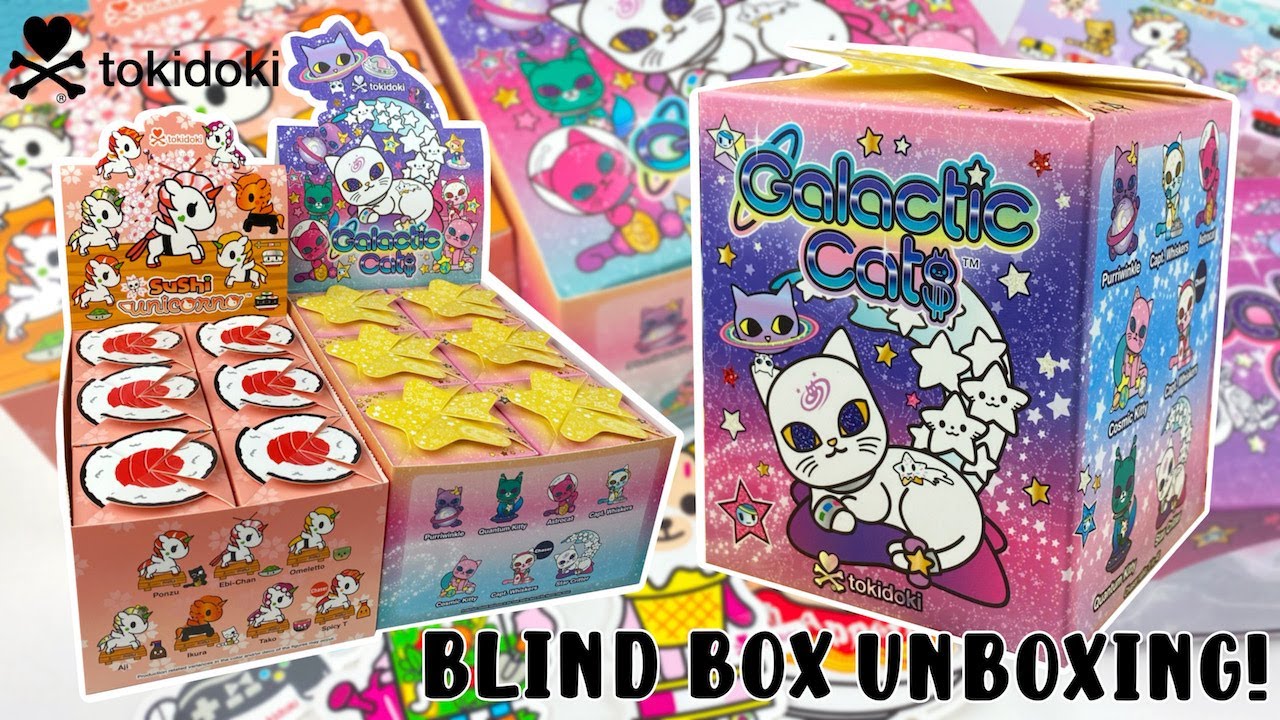 Let's Open New tokidoki GALACTIC CATS Blind Box Series! SUSHI UNICORNOS AND LIMITED EDITIONS!