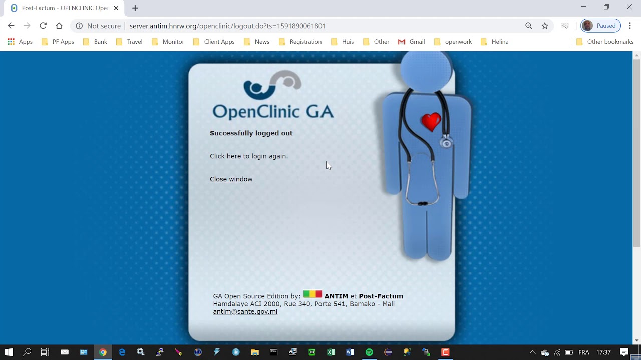 Module d'encodage rapide des contacts dans OpenClinic GA