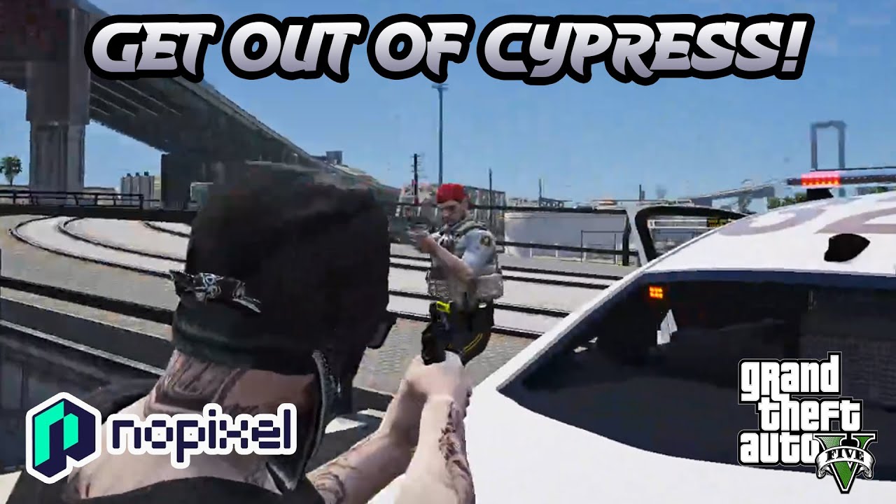 Car chase turns into a boat chase that turned into a shootout at cypress | NoPixel WL